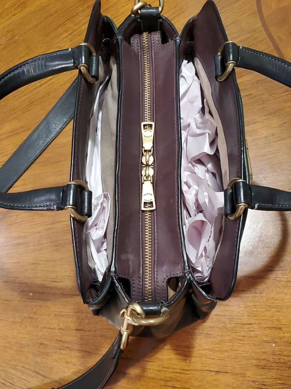 Coach Tate Carryall 29 Colorblock satchel